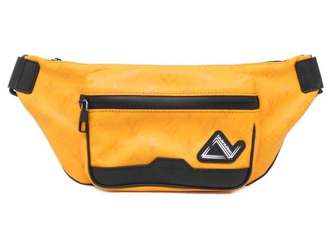 Sac banane Monogram Storm Slope de Louis Vuitton Noir Orange