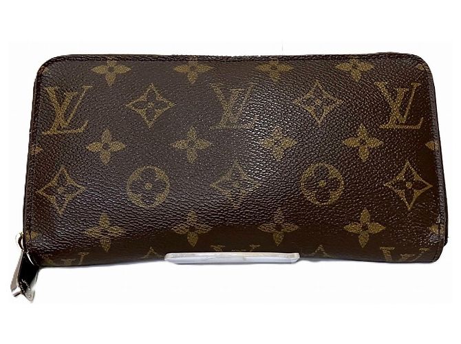 Cartera bi-fold Zippy Louis Vuitton marrón Castaño