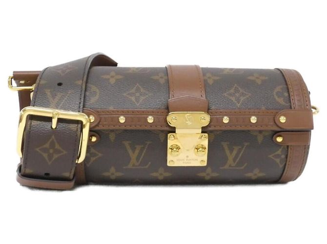 Sac à épaule Papillon Trunk Monogram Louis Vuitton Marron Monogramme
