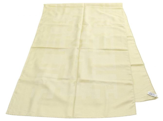 Xale de seda e cashmere verde Hermès