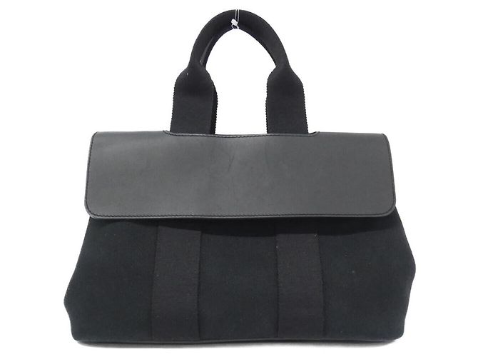 Borsa Gummy Toile Chevron Valparaiso PM Hermès Nero