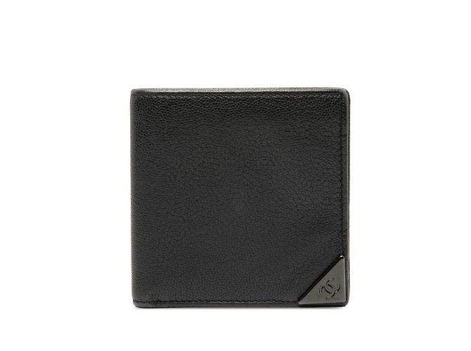 CHANEL Coco Mark Bifold Wallet Black