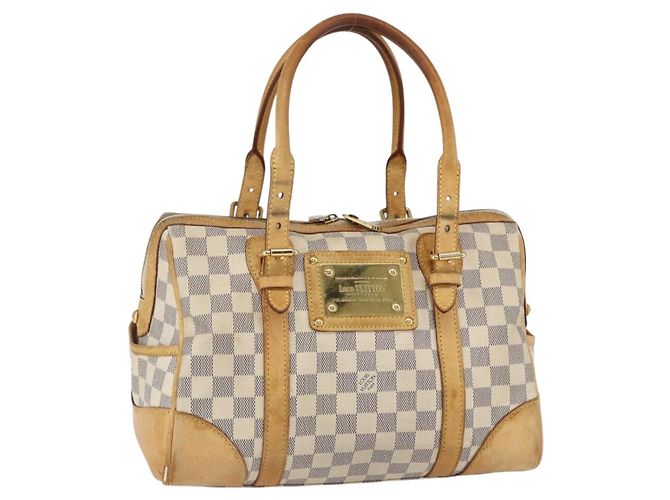 LOUIS VUITTON Handtasche Damier Azur Berkeley N52001 LV Auth gh1418