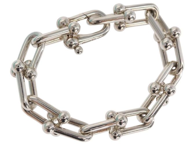 Autre Marque Bracciale Grande Hardware TIFFANY&Co. Ag925 Argento Auth 154227SM