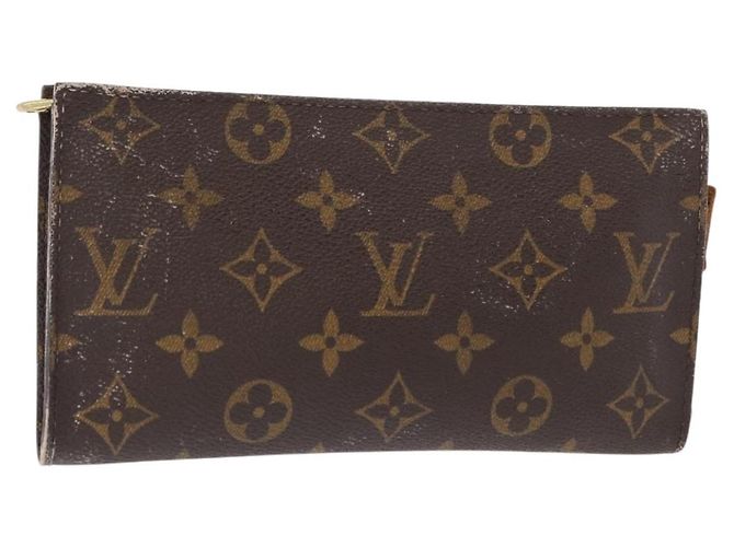LOUIS VUITTON Monogram Bucket GM Accessory Pouch LV Auth ka233