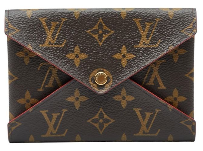 Pochette Kirigami Monogram Louis Vuitton Marron Rouge