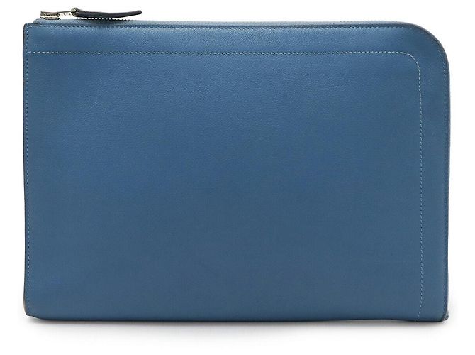 Hermès Clutch per tablet Evercolor Hermes Blu