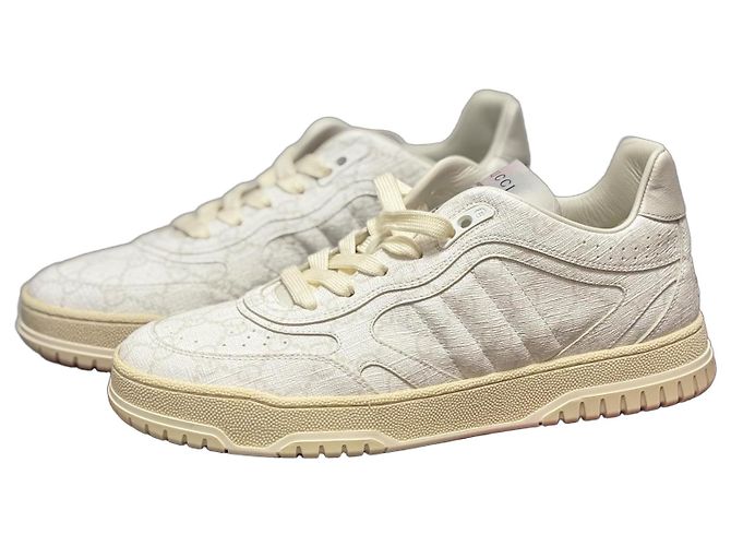 Marmont Baskets Gucci Re Web blanches