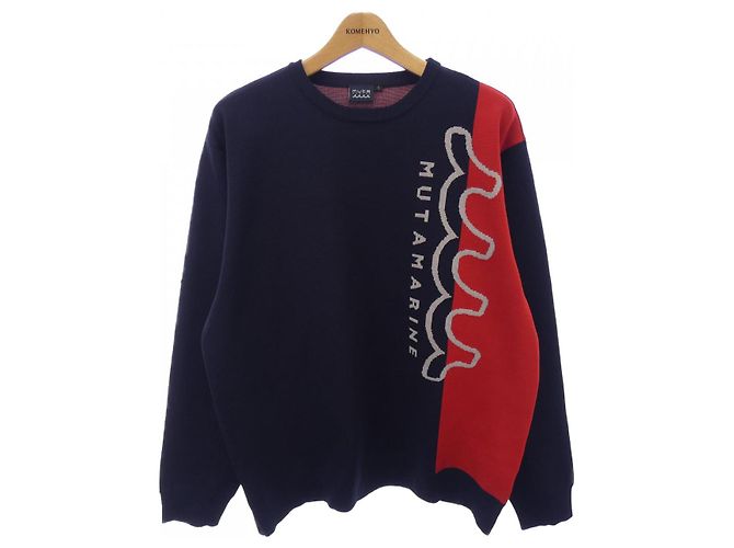 Autre Marque Top Muta Rosso Blu Blu navy