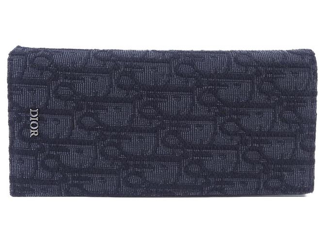 Christian Dior Long Wallet Black