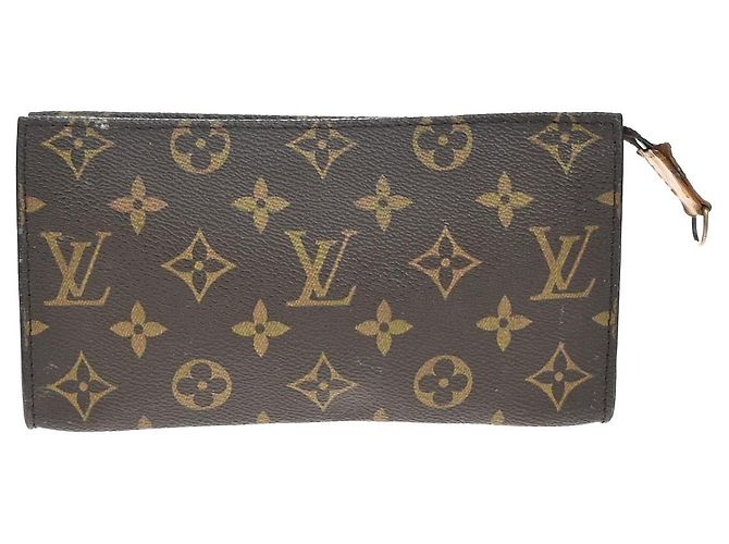 Bucket Pouch a secchiello Louis Vuitton in tela Monogram Marrone