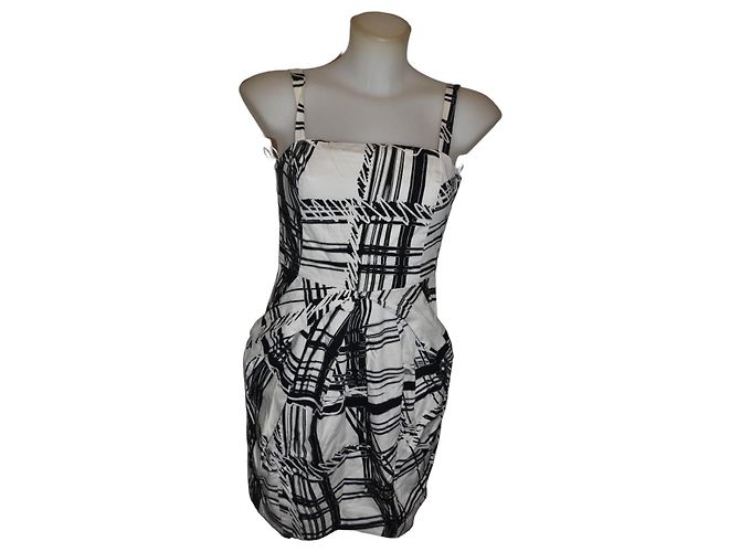 Pinko Mini Kleid Baumwolle mehrfarbig Größe 42 Mehrfarben