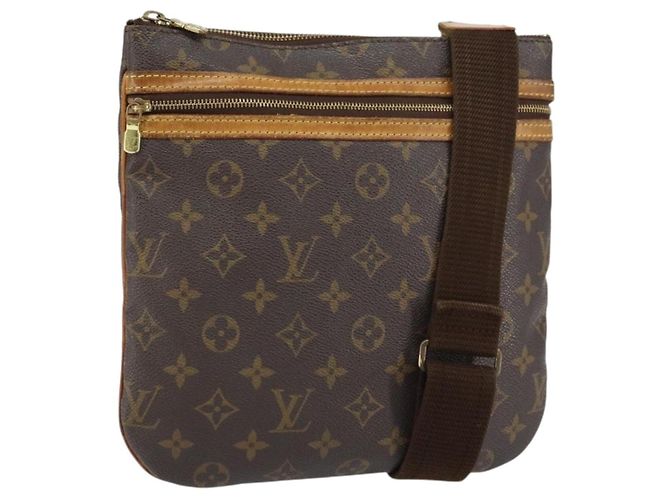 LOUIS VUITTON Pochette Bosphore Monogram Bolsa de Ombro M40044 LV Auth ep12317 Monograma
