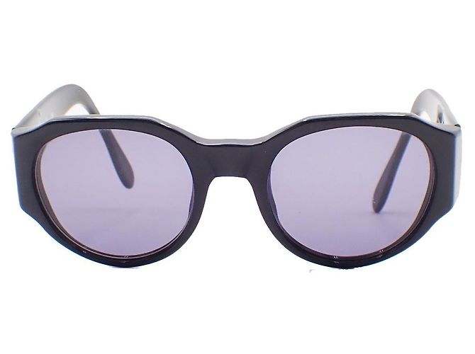 Gafas de sol CHANEL Logo de plástico Negro