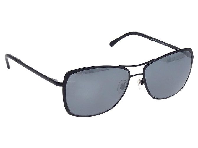 Chanel Logo CC Plastic Black
