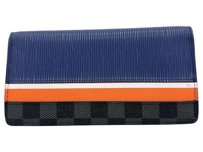 Cartera Larga Epi Brazza NM de Louis Vuitton Azul