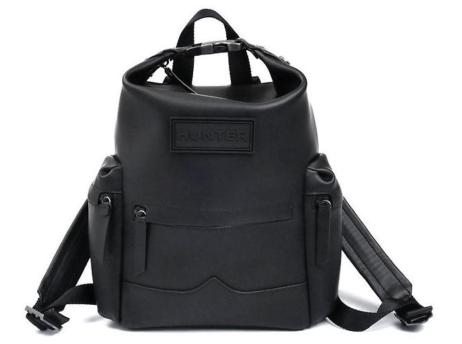 Autre Marque HUNTER Original Mini Topclip Rubber Backpack Black
