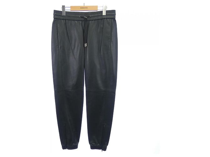 Yves Saint Laurent Pantalones de cuero Saint Laurent Verde