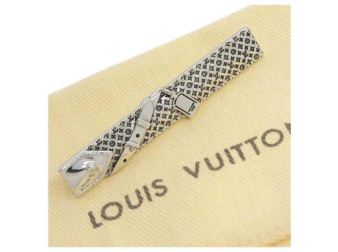 Clips de gravata prateado Louis Vuitton Prata