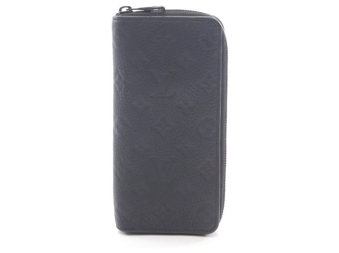 Cartera Zippy de cuero Taurillon Louis Vuitton Negro