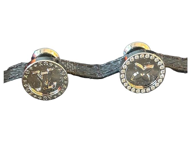 Gemelos Louis Vuitton Plata