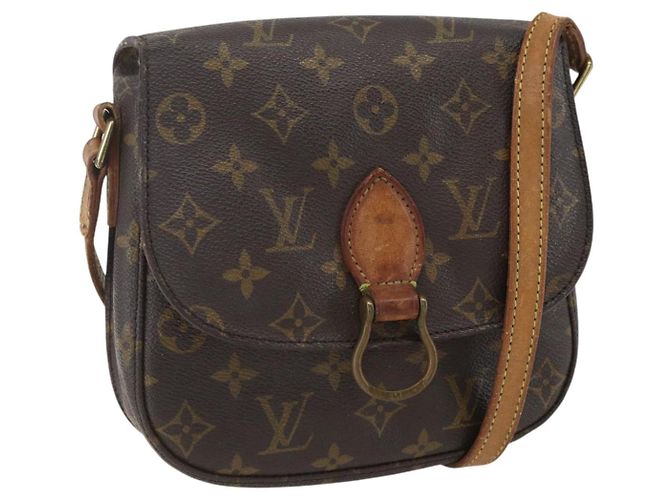 LOUIS VUITTON Borsa a Spalla Monogram Saint Cloud MM M51243 LV Auth 159675 Monogramma
