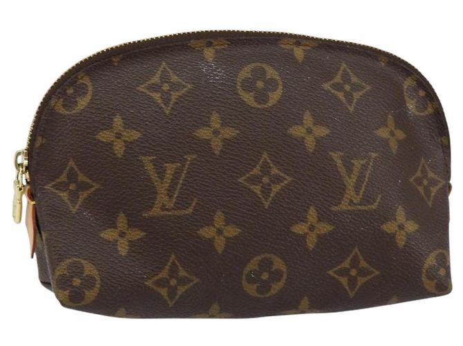 LOUIS VUITTON Monogramm Kosmetiktäschchen PM Pouch M43998 LV Auth BA8901