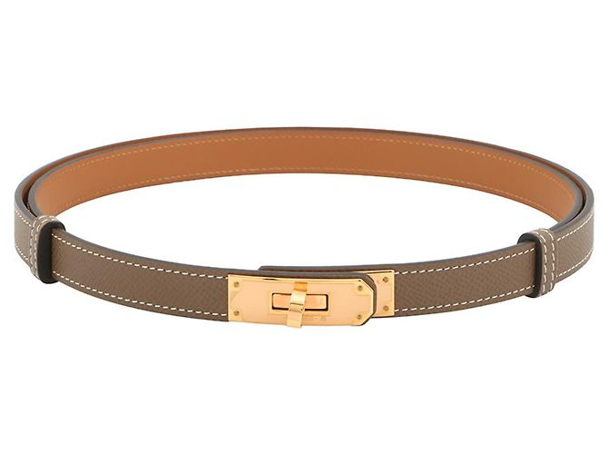 Cinto Kelly Hermès em couro Epsom