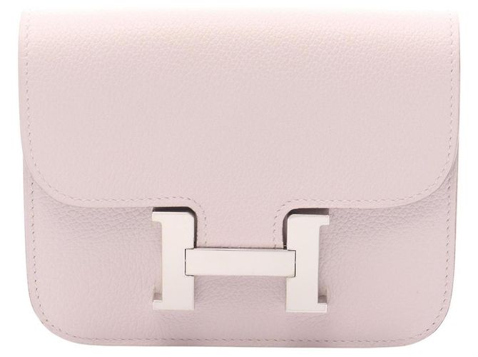 Hermès Hermes Constance Slim Bifold Geldbörse Pink