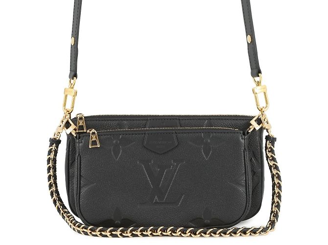 Multi Pochette Accessori Monogram Empreinte Louis Vuitton Nero