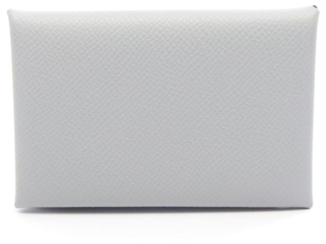 Hermès Hermes Epsom Leather Coin Purse Blue