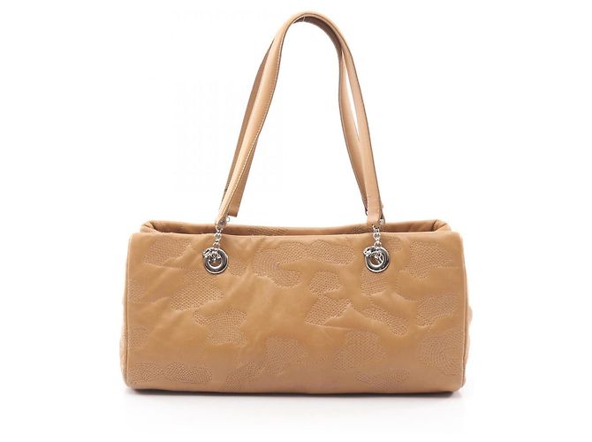 Bolsa Panthère da Cartier em couro bege