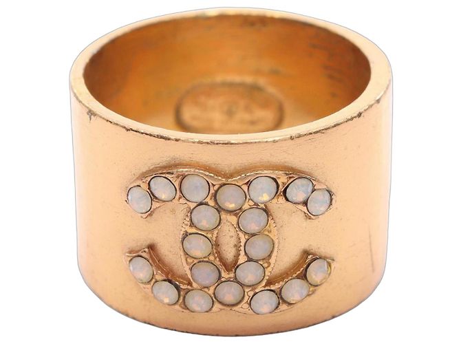 CHANEL Coco Mark Ring Golden
