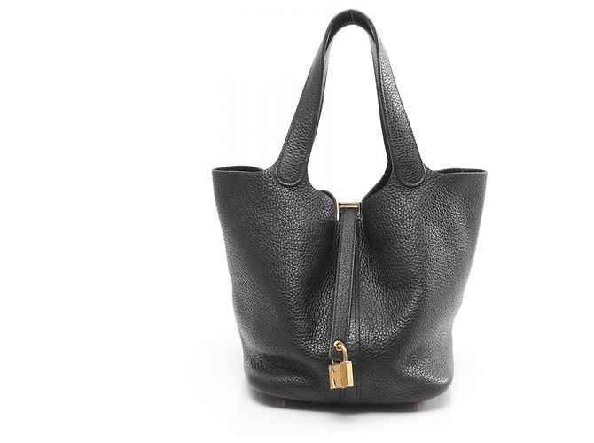 Bolso Hermès Picotin Lock MM Negro