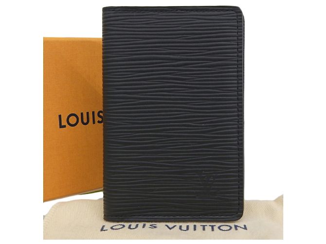 Louis Vuitton Epi Organizer de Poche Card Case Black