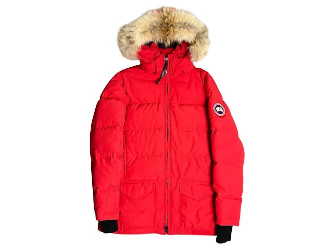 Parka Solaris Canada Goose Rosso