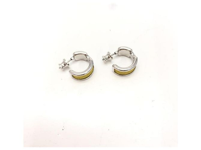 Orecchini a cerchio in argento Olympe PM di Hermès