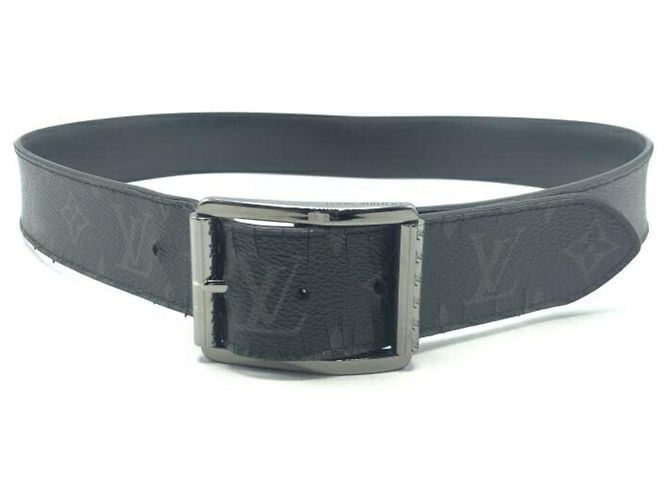 Louis Vuitton Monogram Eclipse Santur Reverso Gürtel