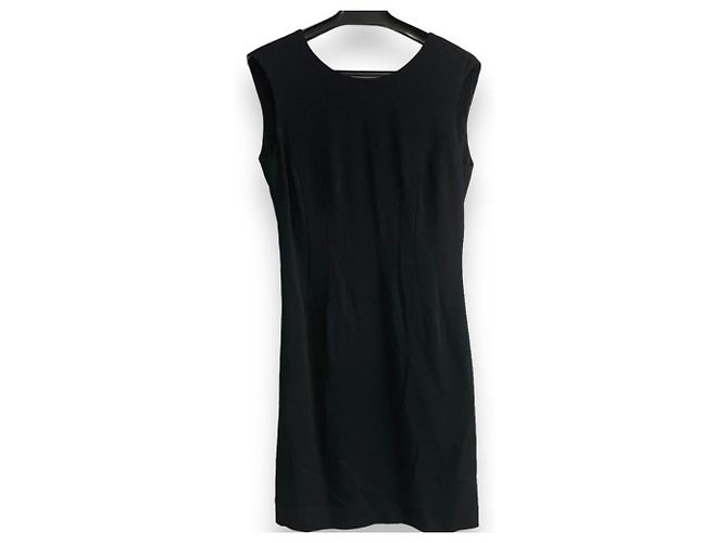 Versace Silk Blend Dress Black