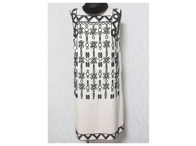 Autre Marque Vestido Mini Bijou GRACE CONTINENTAL Beige