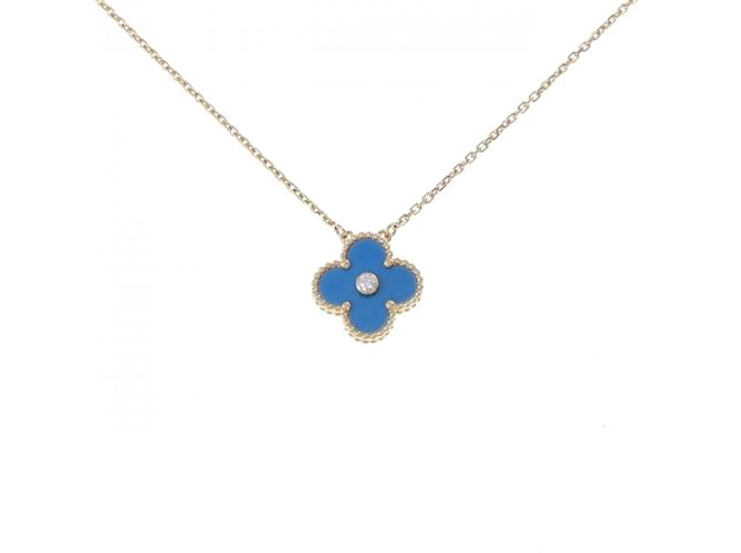 Van Cleef & Arpels Vintage Alhambra Necklace Golden 