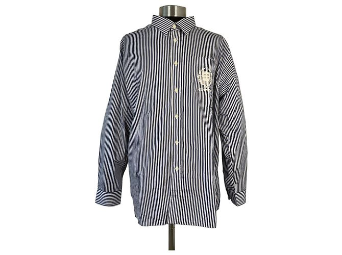 Camisa a Rayas Givenchy Blanco Azul