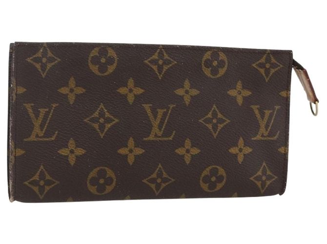 LOUIS VUITTON Monogram Bucket GM Accessory Pouch LV Auth 153921
