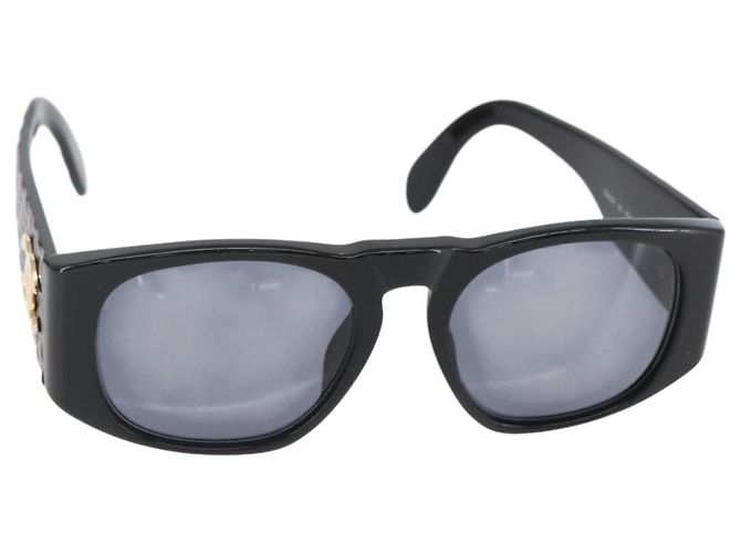 Gafas de sol CHANEL de plástico Negro CC Auth 156144