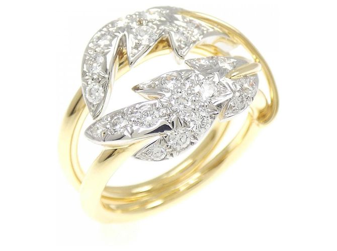 Tiffany & Co Anello Tiffany Two Leaves D'oro