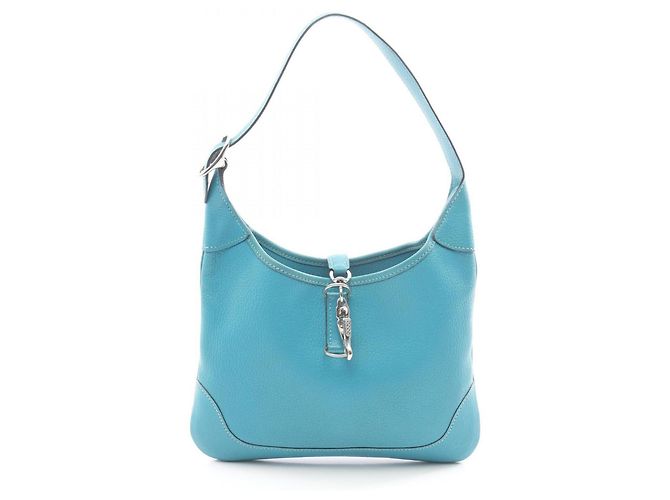 Borsa a Spalla Hermès Trim 24 Blu
