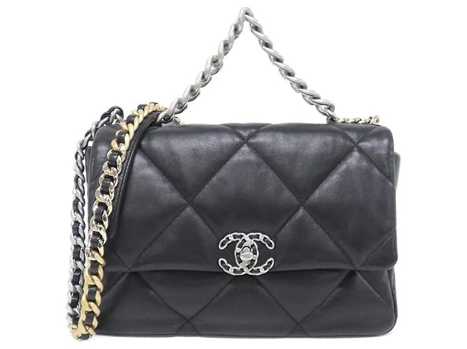 Borsa a Spalla Chanel 19 Linea AS1161 Nero