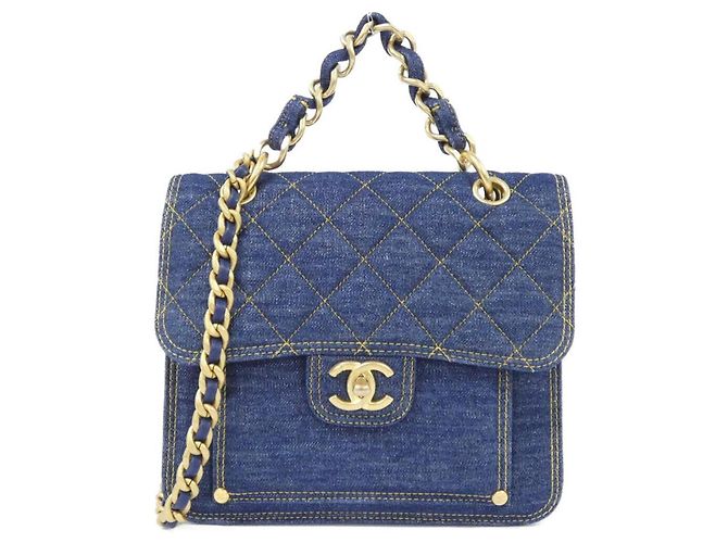 Chanel Denim-Handtasche AS3932 Blau