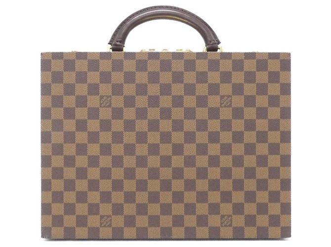 Estuche de joyas Damier Louis Vuitton Damier ebene