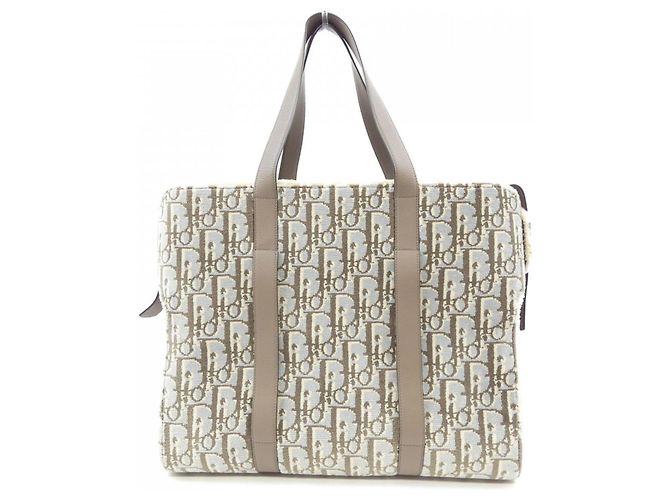 Sac à main en édition limitée Christian Dior Marron Bleu